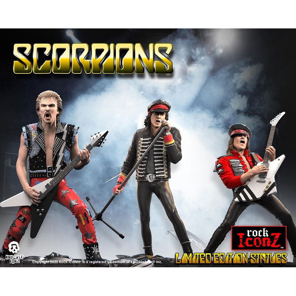 SCORPIONS スコーピオンズ - Rock Iconz Statue Bundle 3セット / 世界限定3000体 / スタチュー - PGS